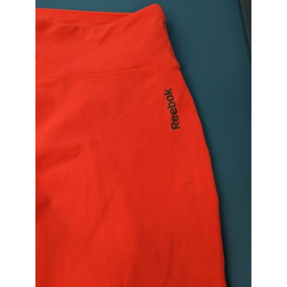 REEBOK Bright Coral NWOT PlayDry Capri leggings‎ Small - Picture 2 of 5